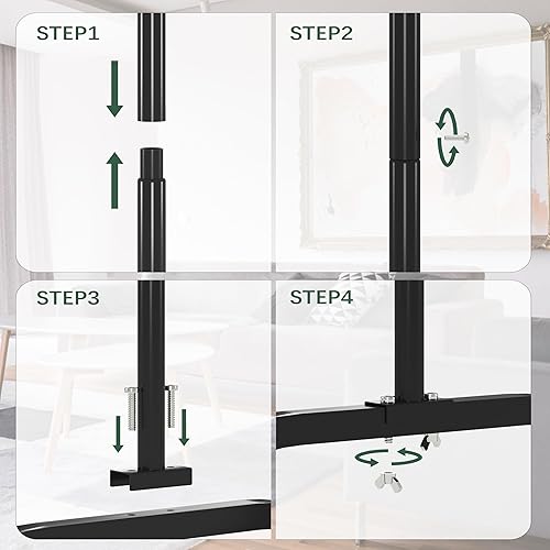 Miniatura 6 de Perchero con ruedas, perchero de 43 pulgadas, perchero móvil para colgar ropa con estante de almacenamiento, capacidad de 110 libras, 2 frenos,