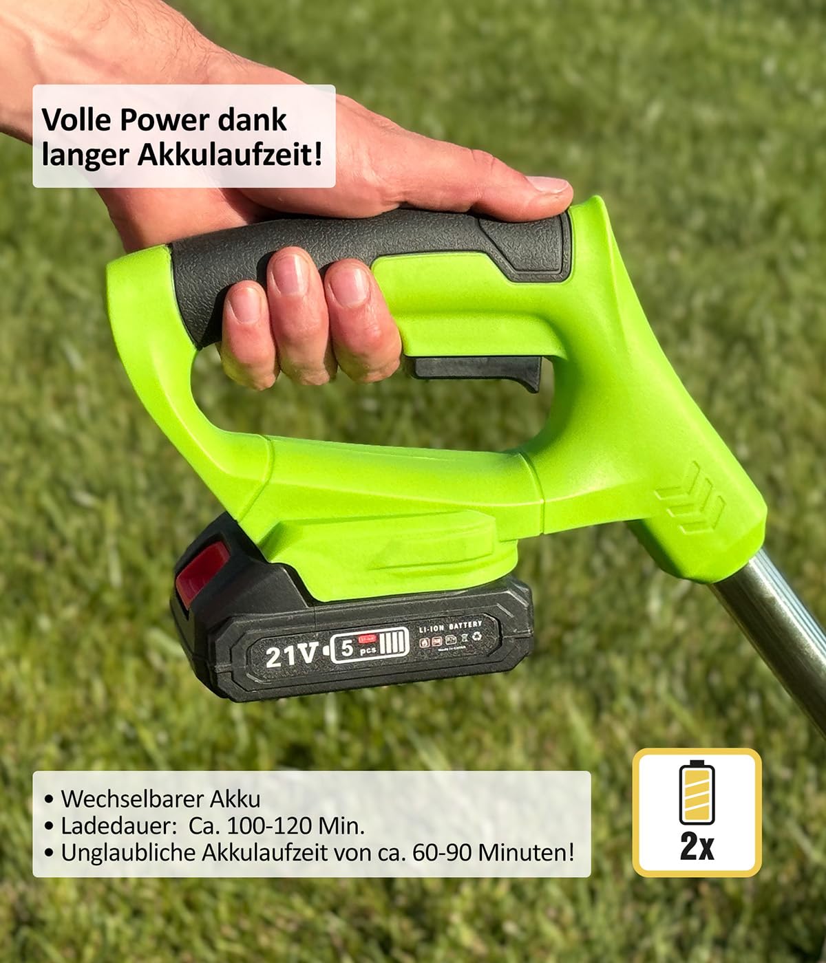 Genius Rotorazer - Set di attrezzi da giardino 8 in 1, 23 pezzi