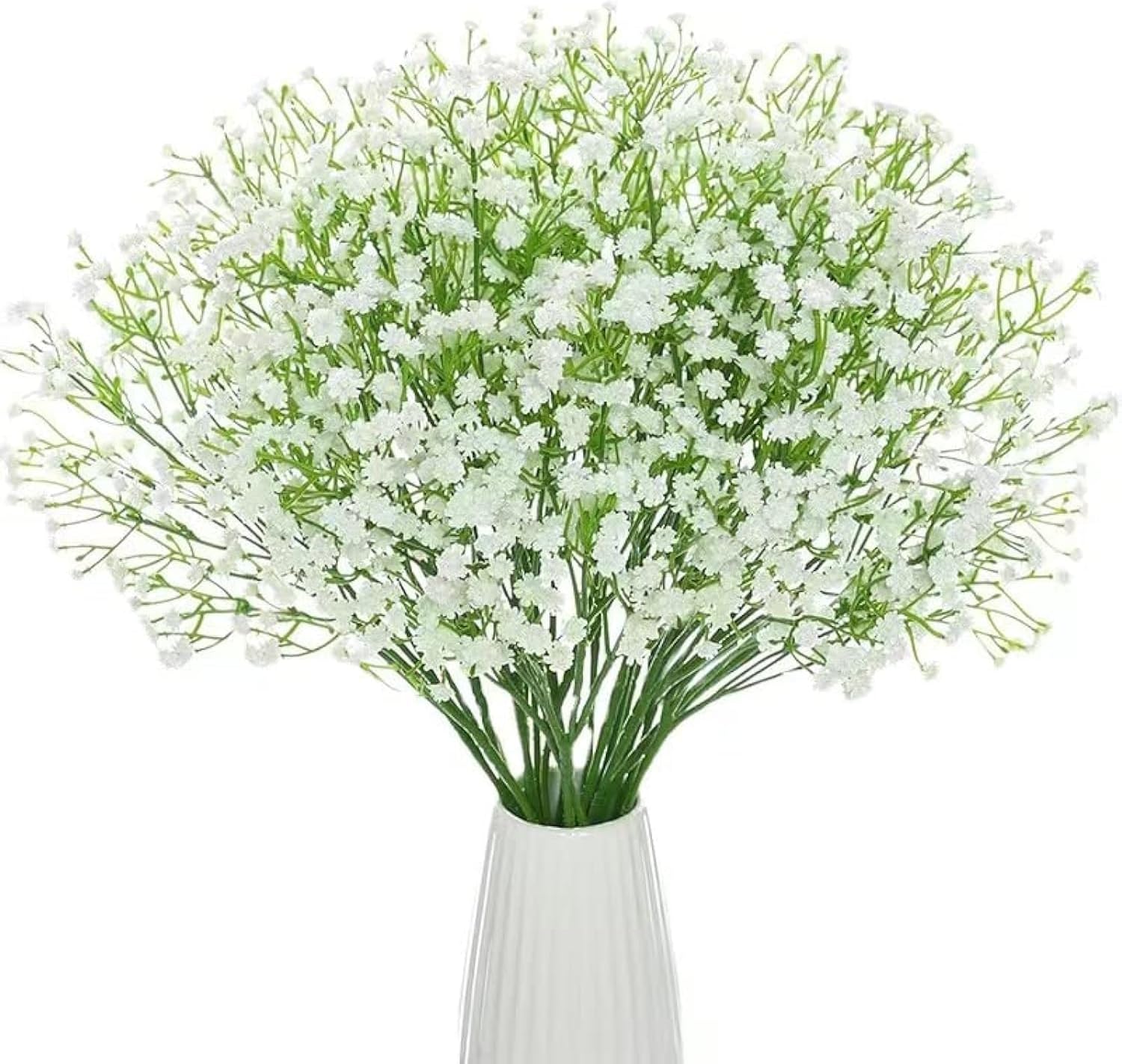 Artificial Baby Breath Gypsophila Flowers Bouquets 15 pcs Real Touch Flowers for Wedding Party DIY Wreath Floral Arrangement Home Decoration