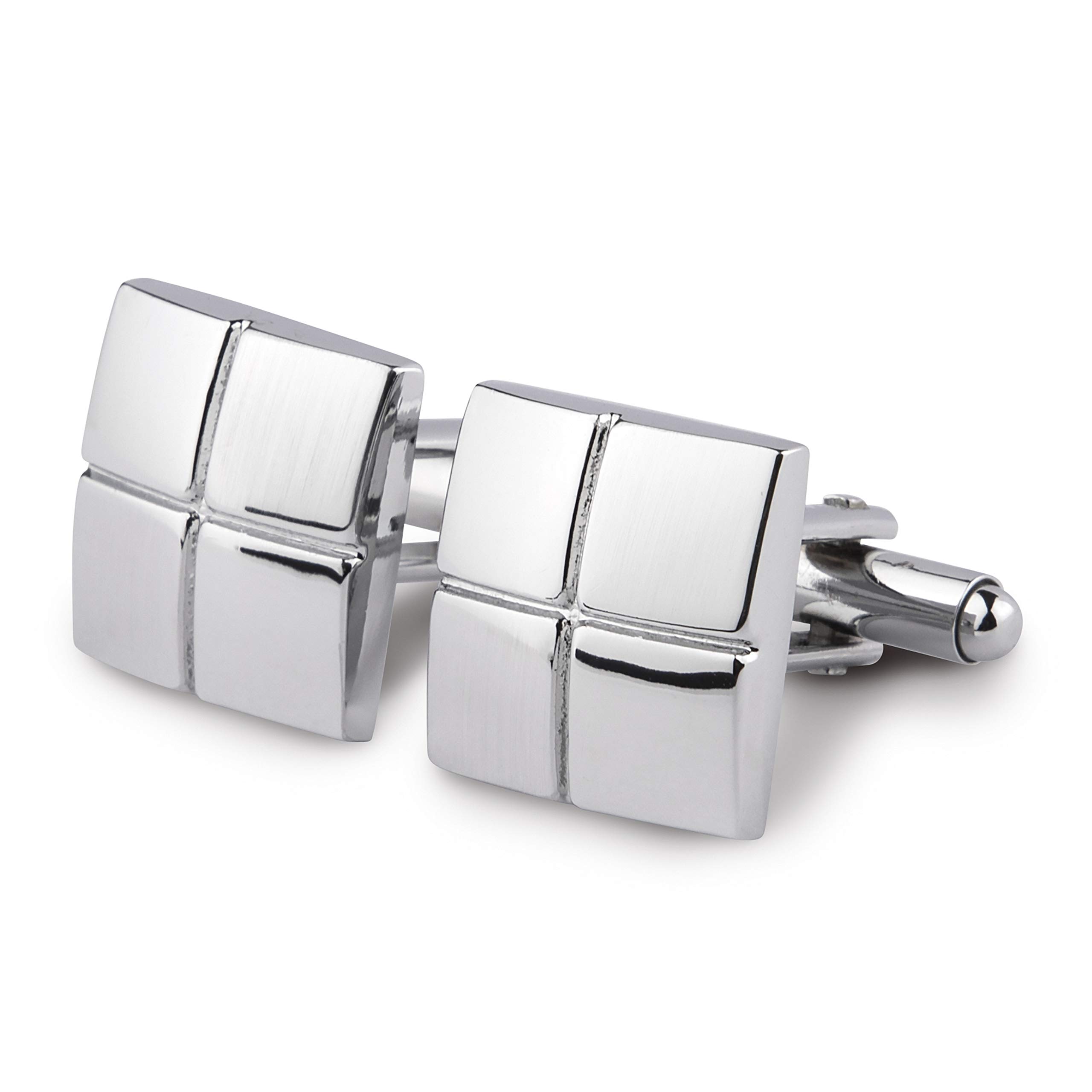 The Bling Fling Silver Coloured Cufflinks