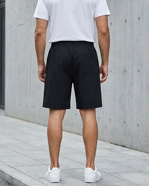 Pantaloncini sportivi da uomo, casual, con tasche - 4