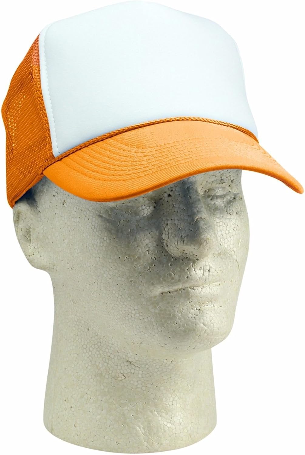 2 Packs NEON Baseball Caps Blank Trucker Hats Summer Mesh Bachelorette Caps (2 for Price of 1) (NEON - Orange) : Clothing, Shoes & Jewelry