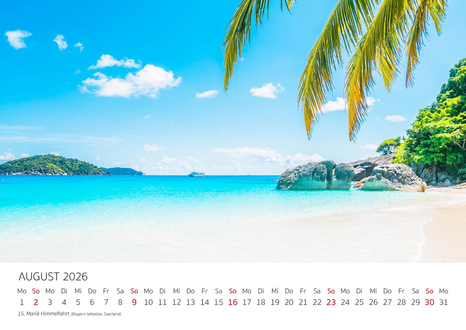 Edition Seidel Premium Kalender Faszination Seychellen 2026 Format DIN A3 Wandkalender Afrika Inseln Strand Meer Küste Palmen