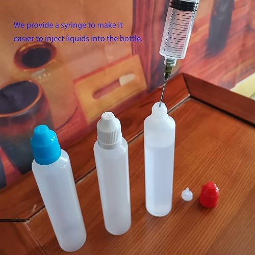 Miniatura 7 de Botella de plástico LDPE de 2.0fl oz con forma de unicornio  Botella vacía de punta larga suave y exprimible para líquidos, tapa a prueba de niños,