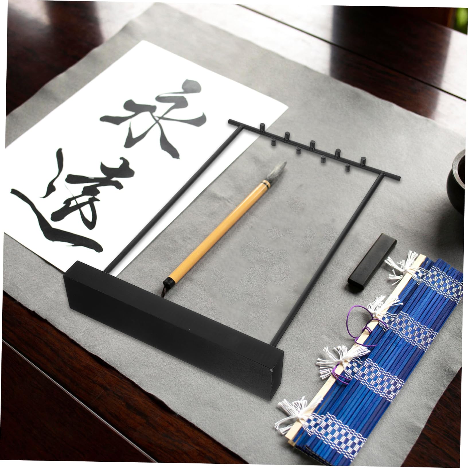 Kalligraphie Pinselhalter Aus Eisen Für Chinesische Schreibpinsel Stifthalter Mit Aufhängemöglichkeiten Vintage Design Für Büro Und Arbeitszimmer Robust Und Langlebig