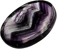 Vista 15 de Howlite Worry Stone – Piedras de cristal para el pulgar para angustia, estrés, piedras de equilibrio relajantes y calmantes para meditación, alivio