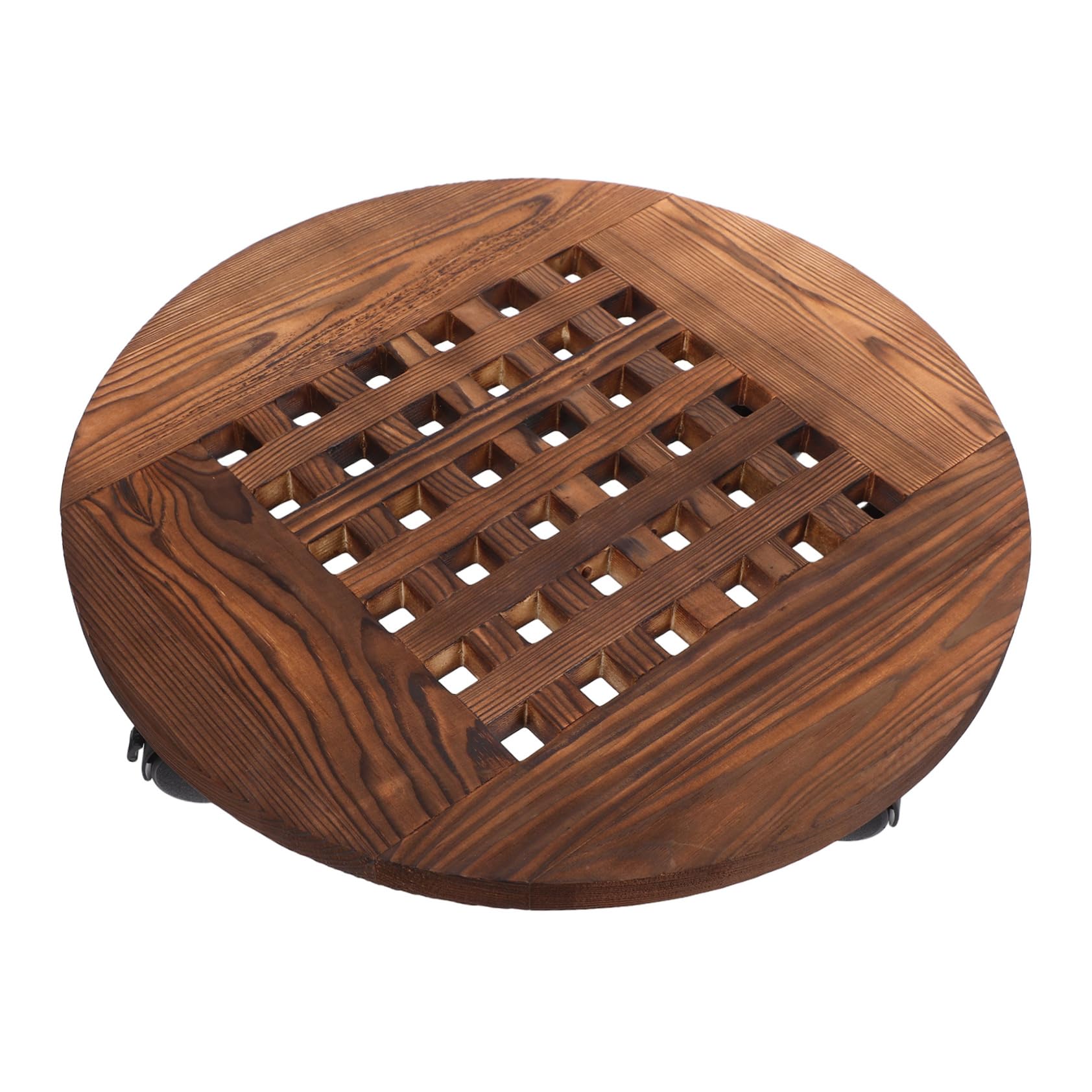 Plateau roulant pour plantes bois plastique déplacer pot lourd facilement VILLCASE
