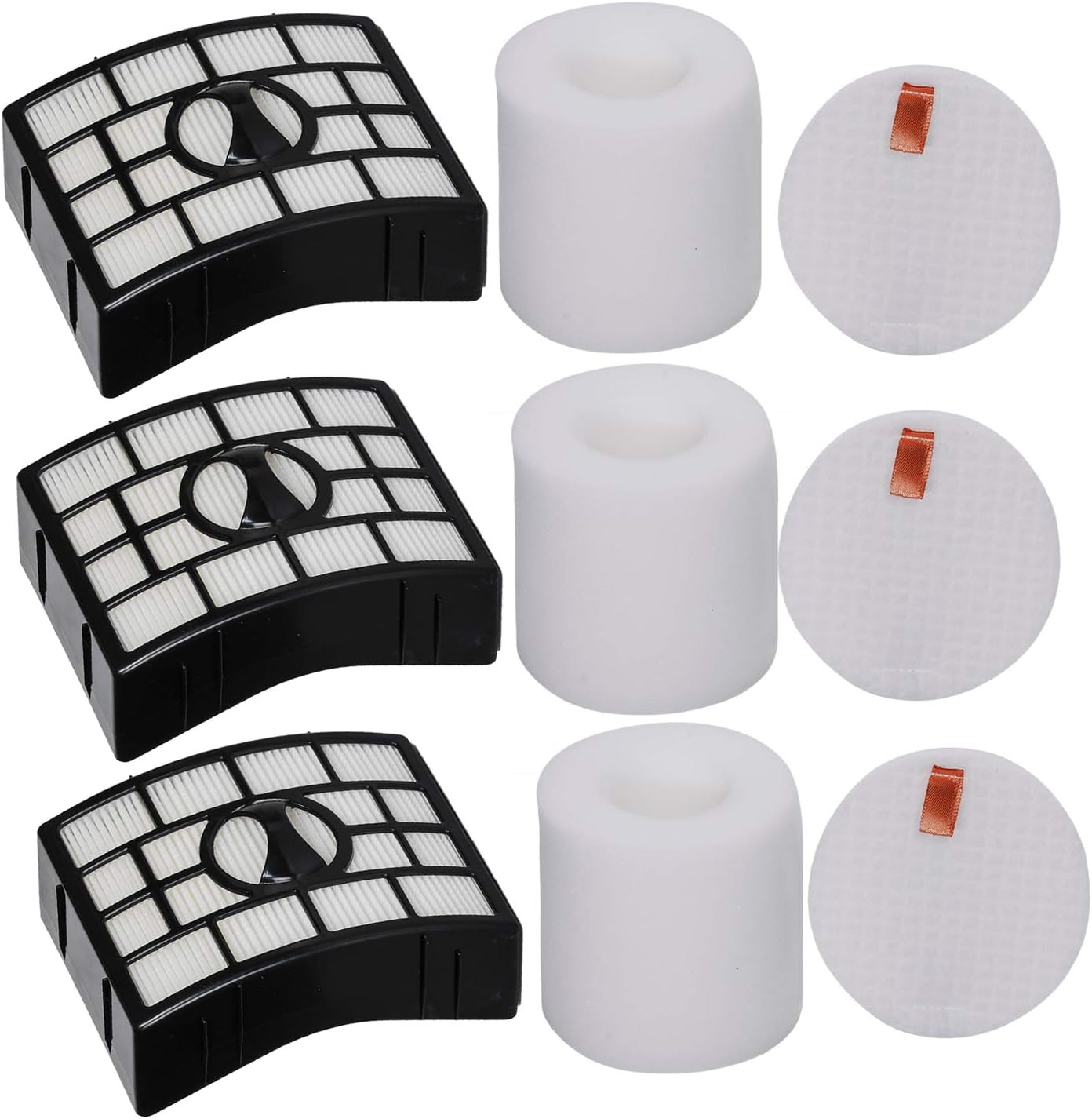 HIFROM Compatible with HEPA Filter & Foam Felt Filter Shark Rotator Powered Lift-Away Models NV650 NV650W NV651 NV652 NV750W NV751 NV752 NV831 NV835 AX950 AX951 Vacuums Replaces Part#XFF650 &XHF650