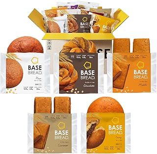 【腹持ち・ボリューム◎】ベースブレッド 5種 20袋 パン [プレーン・チョコ・メープル・シナモン・カレー] 置き換えダイエット ダイエット食品 完全栄養食 BASE BREAD ベースフード BASE FOOD