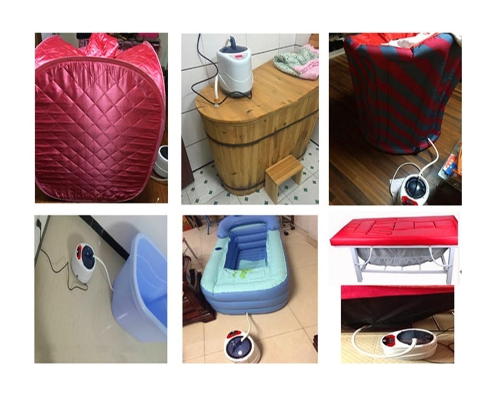 Parownica do sauny, Generator sauny do pary Ciepło, 1000W 2L akcesoriów