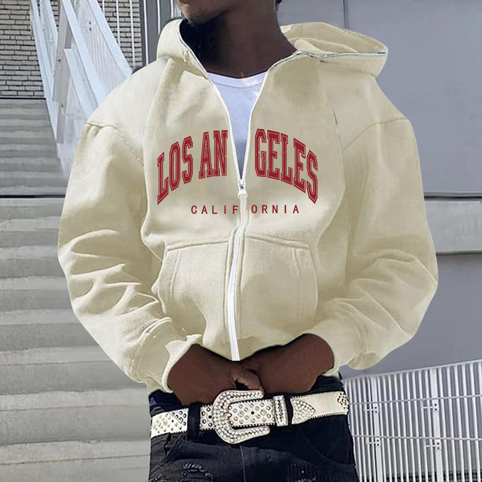 Felpa casual con cappuccio da uomo in stile europeo e americano, hip-hop, taglie forti, per moda urbana e streetwear, ideale per il tempo libero e la vita quotidiana
