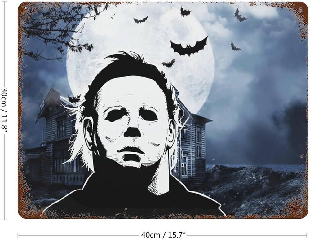 Amazon.co.jp: ブリキ看板 ブギーマン ハロウィン マイケル