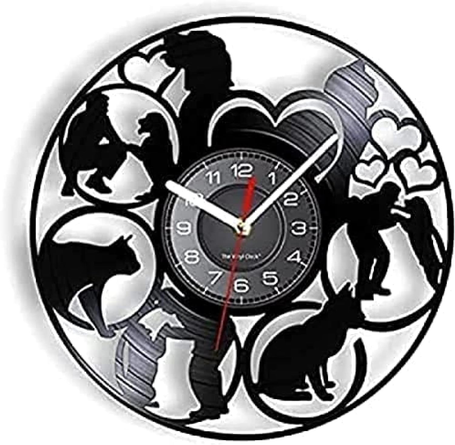 Modern Roman Numerals Wall Clocks Kitchen Pet Grooming