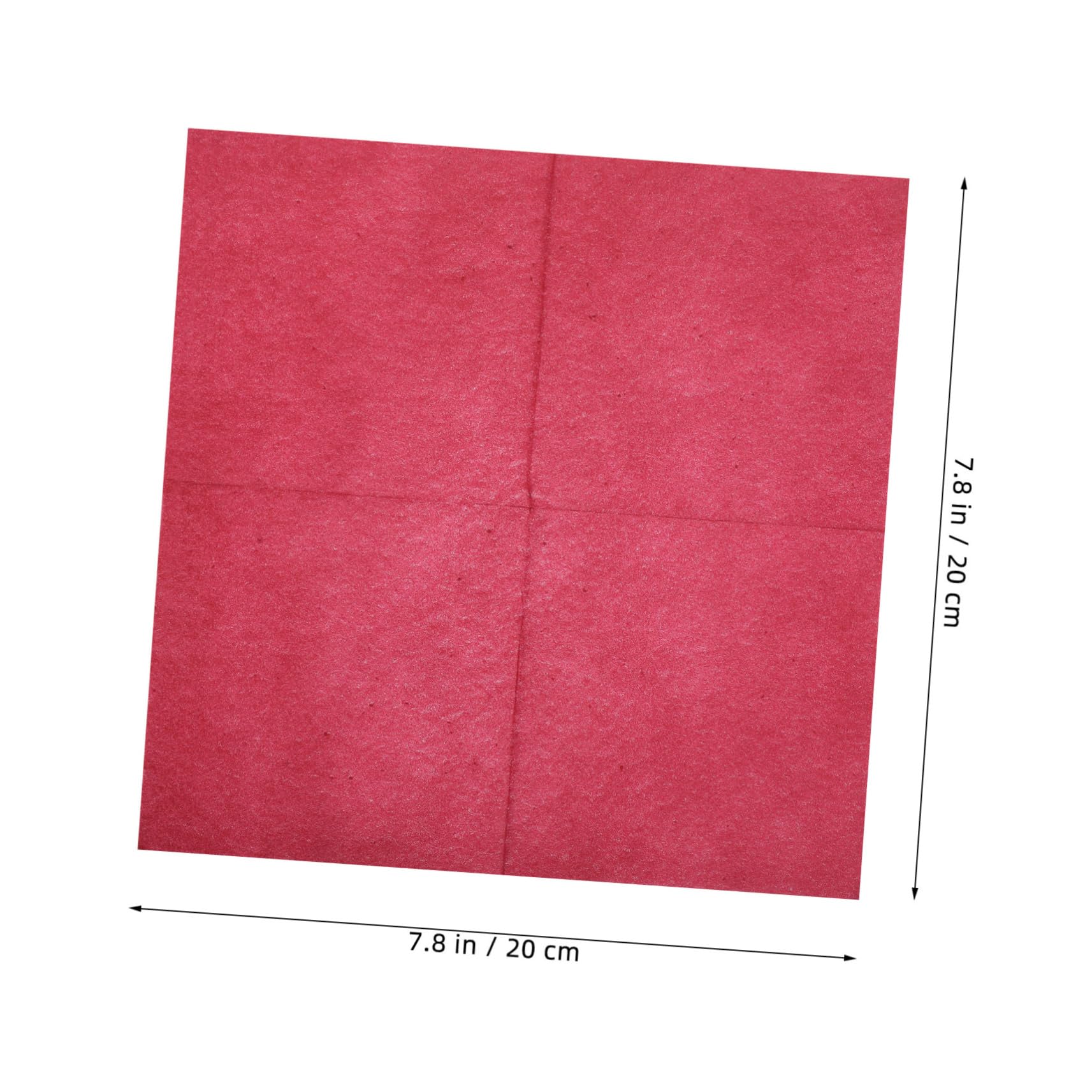 BESTYASH 50 Servilletas Desechables de Pulpa de Madera Reciclables y Absorbentes para Cocina y Bar en Color Rojo Oscuro Adecuado para Bodas y Fiestas