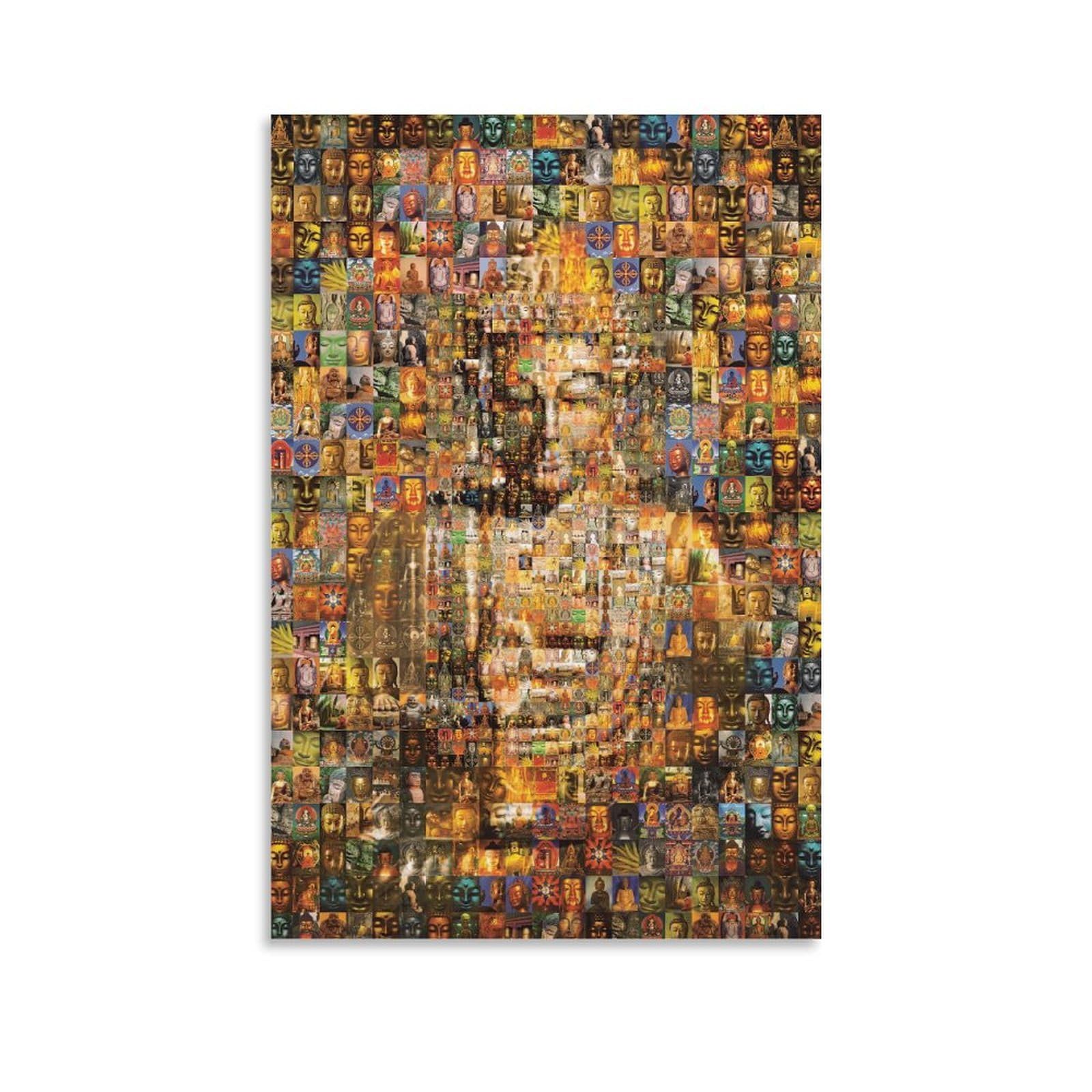 VSXLEOZ Buddhas Poster Buddhas Decor for Home - Buddha Wall Art Prints, Inspirational Buddhist Quotesstyle 12x18inch(30x45cm)