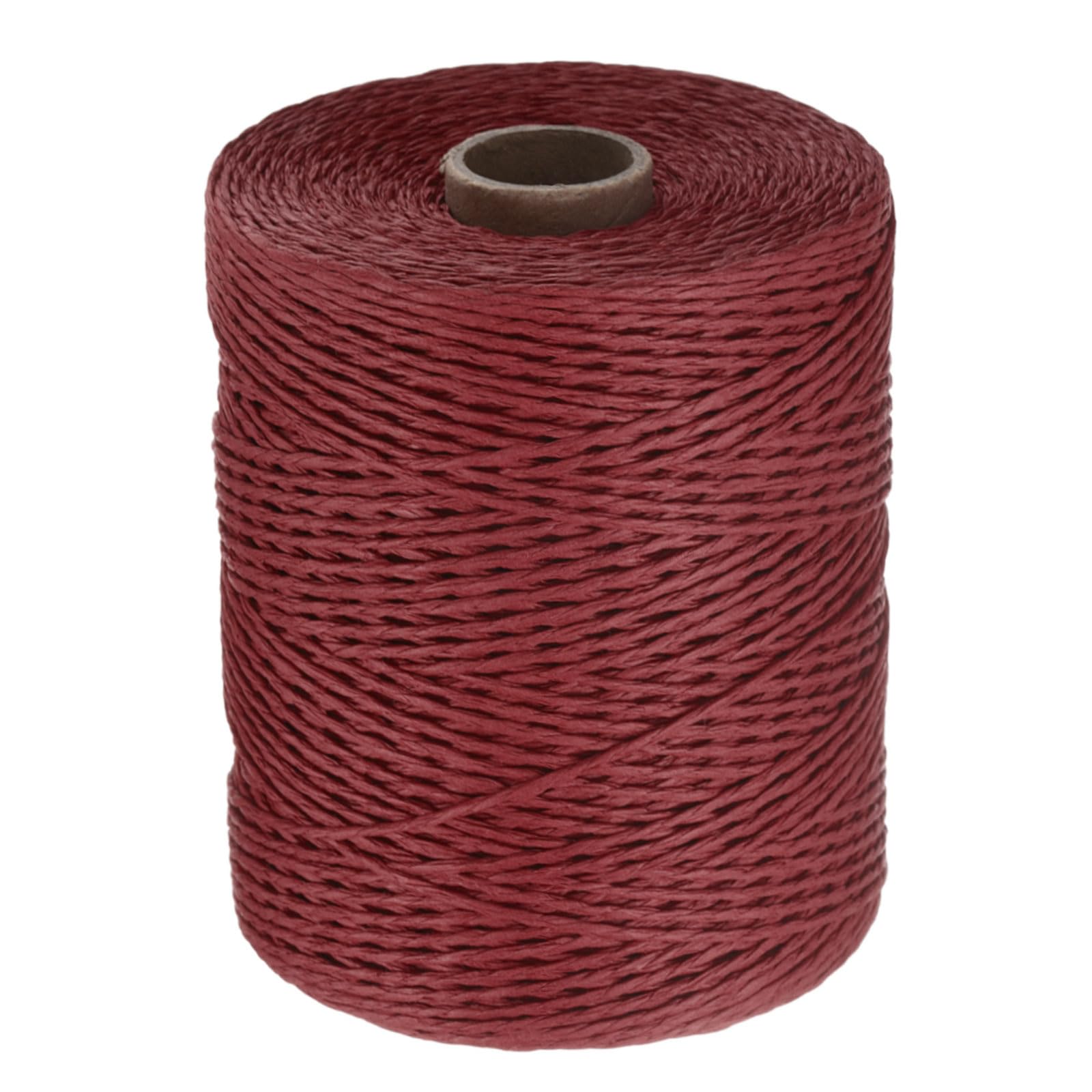 Cinta de rafia borgoña uxcell de 328 yardas y 2 mm para envolver regalos