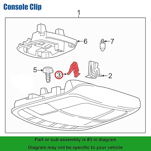 Miniatura 4 de OAUTOO 30 unids consola central Radio DVD Dash Panel interruptor bisel clip cuerpo Trim Retenedor para Ford W714972-S300, GM 94748652