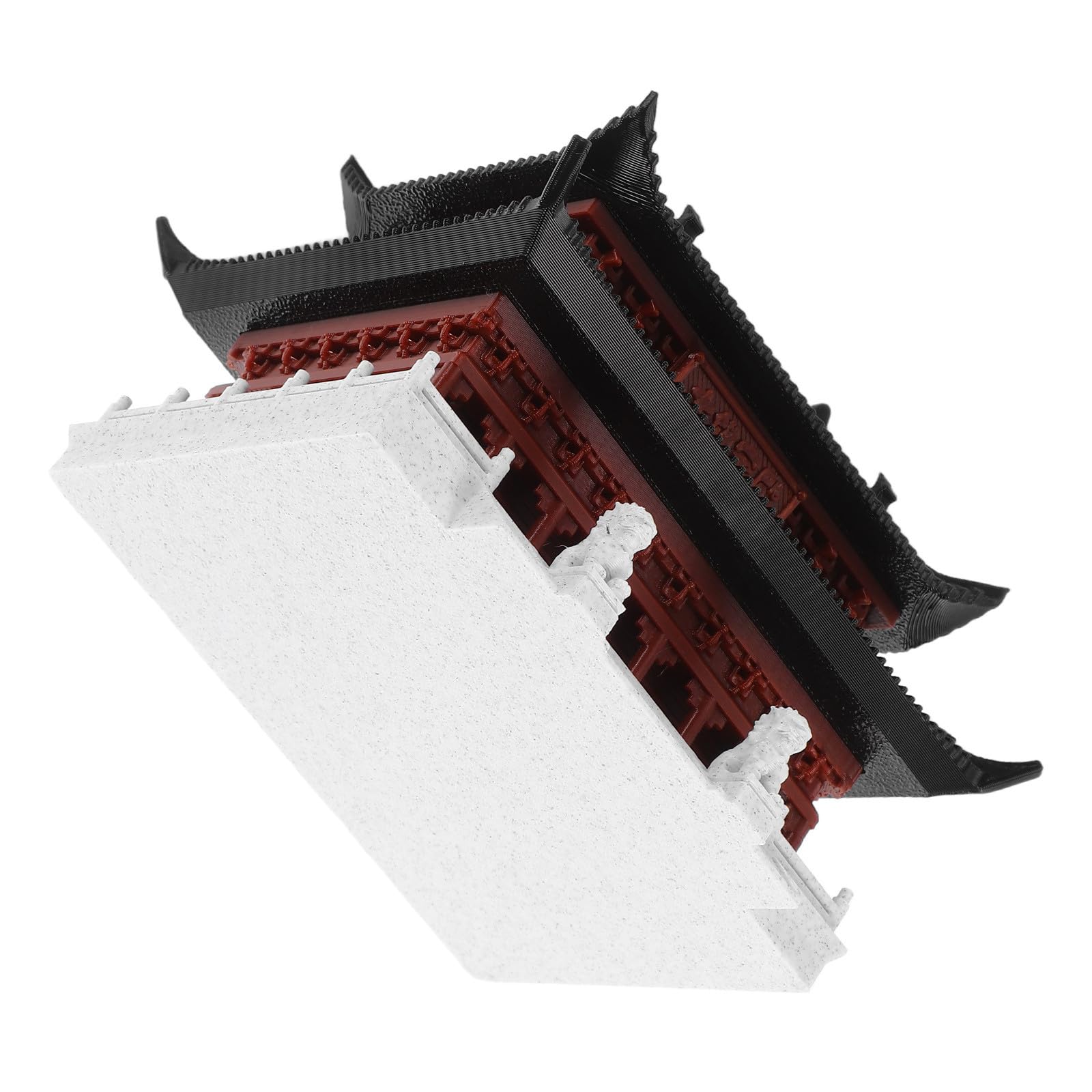 Miniatura de arquitectura china de diseño artístico para decoración artística