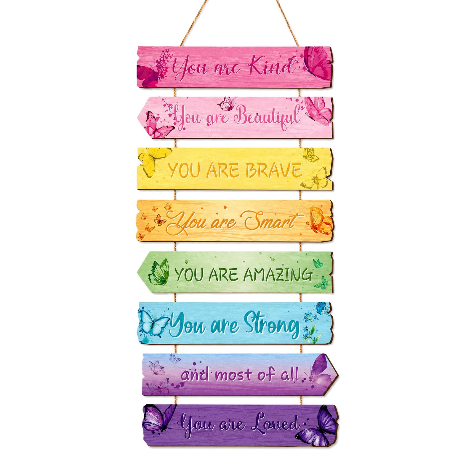 Wooden Wall Decor, Inspirational Motivational Quote Sign
