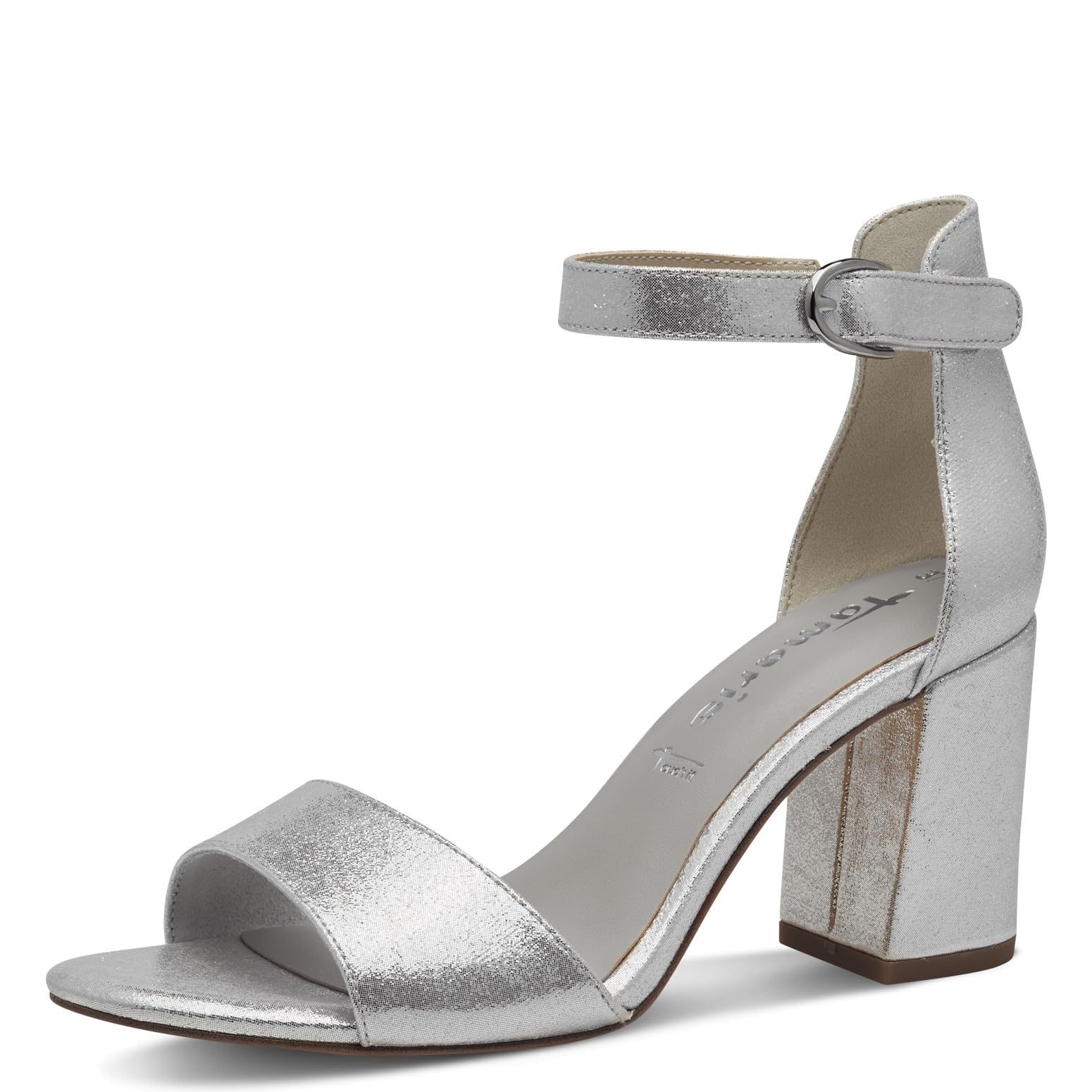 Tamaris Women's Vegan Elegant Metallic Sandals, EU 36