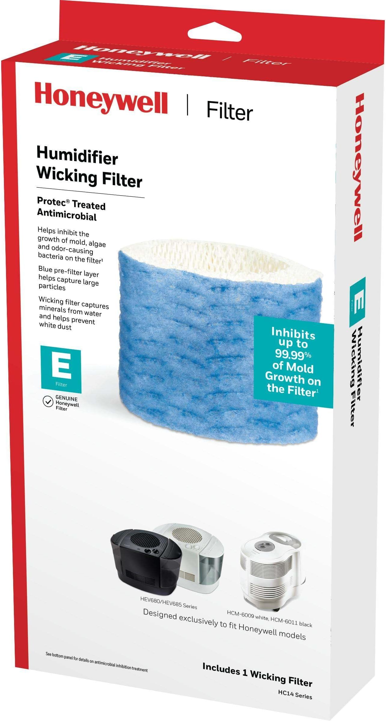 Honeywell HC14PF1 Replacement Wicking Filter E, Humidifier Filters Replacement, 1 Pack, White