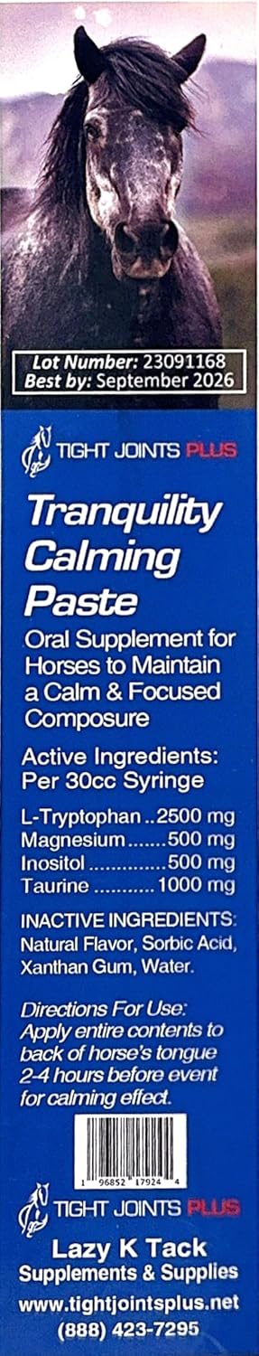 Tranquility Paste for Horses - 12 Count