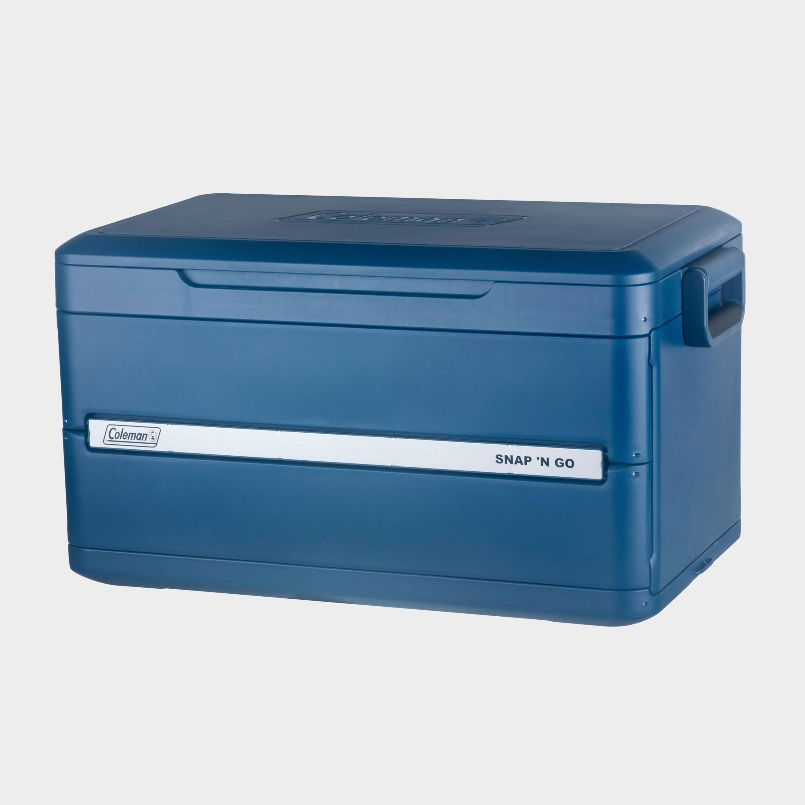 Coleman Snap N Go Faltbare Kühlbox, 45QT, 42L, 76 Dosen, 55 Stunden Kälte, abnehmbares wasserdichtes Futter für Camping und Outdoor