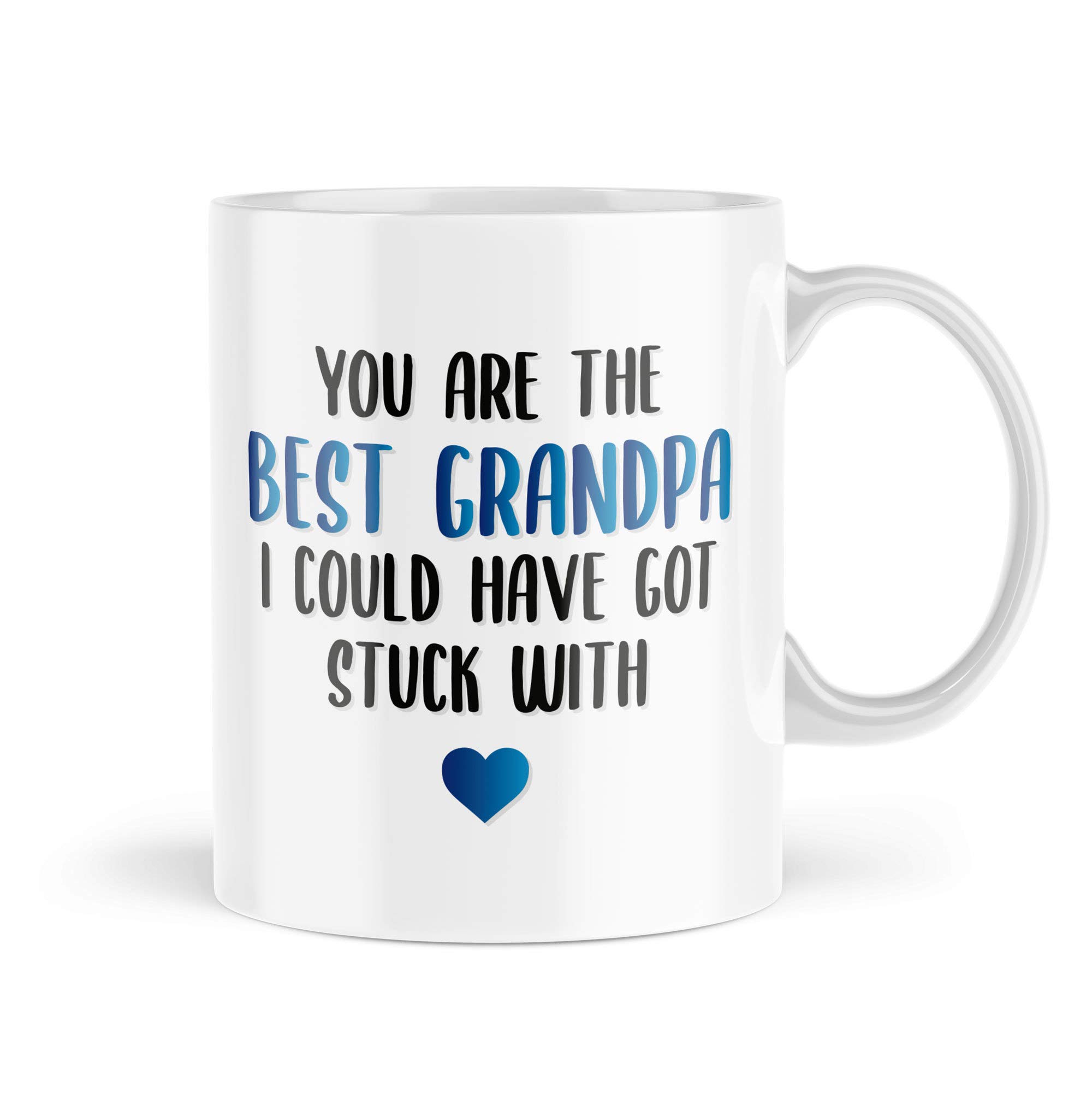 Birthday Mug | You are The Best Grandpa I Could've Got Stuck with | Grandad Mugs | Grandad's Birthday Gift | from The Grandkids | Mbh1085
