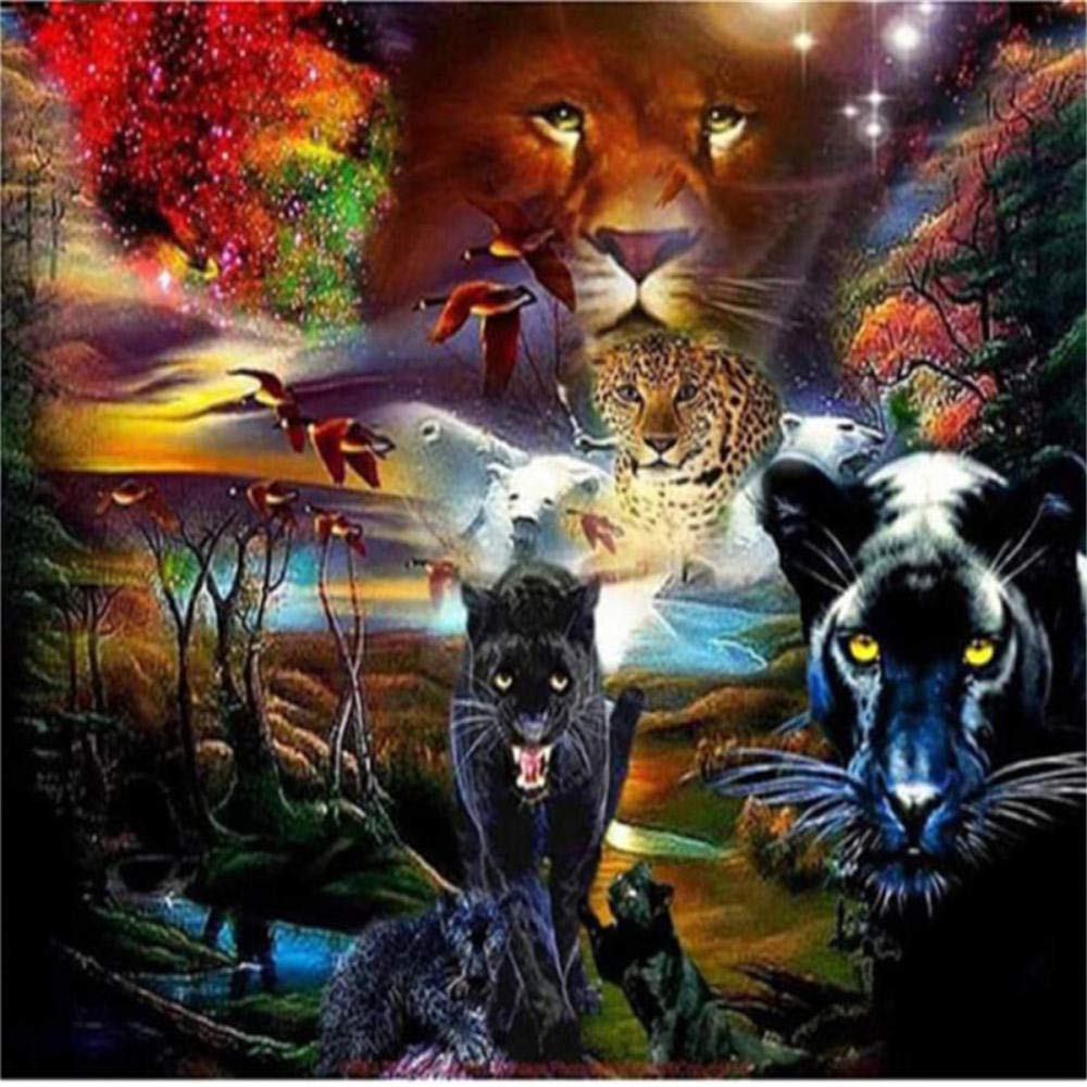 Yingxin34 Puzzle de 3000 Piezas para Adultos - Varios Animales Rompecabezas de 3000 Piezas para Adultos Rompecabezas de Piso-48.03x31.88 Pulgadas (122 x 81cm)