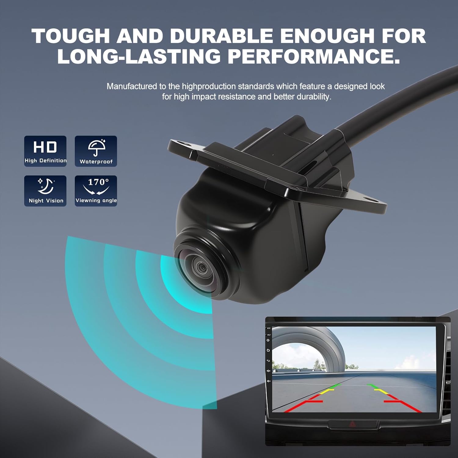 Backup Camera Rear View Camera Fit for Sonata 2015 2016 2017 Parking Park Assist Camera Replace 95760E6201 95760-E6201