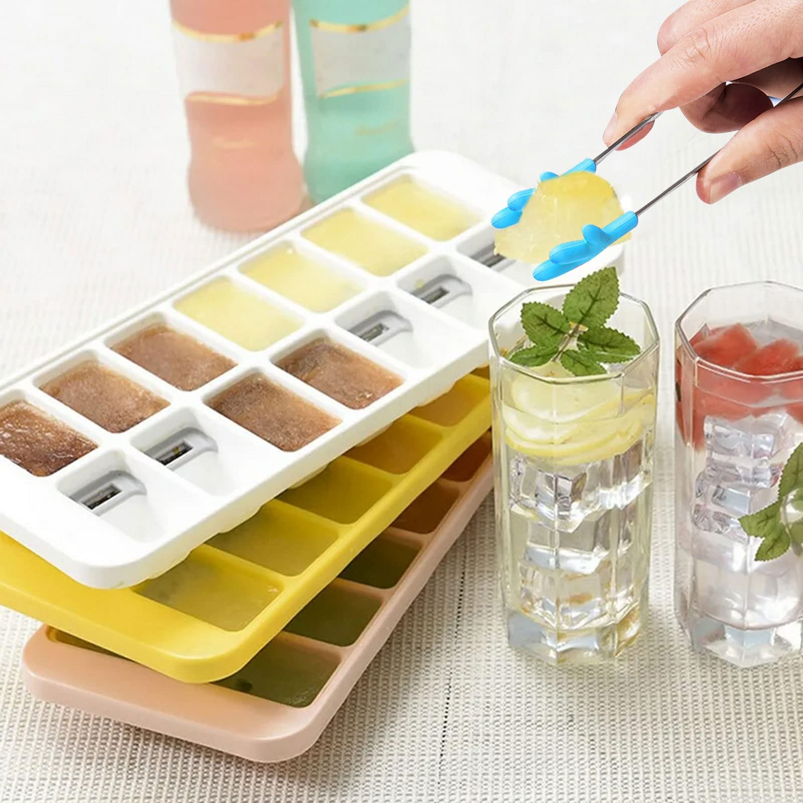 Pinces Mini Petites Pinces pour Servir des Aliments Pinces en Acier pour Glace Salade Buffet Légumes Tranches Fruits Glace Laitue Bonbons Sucre