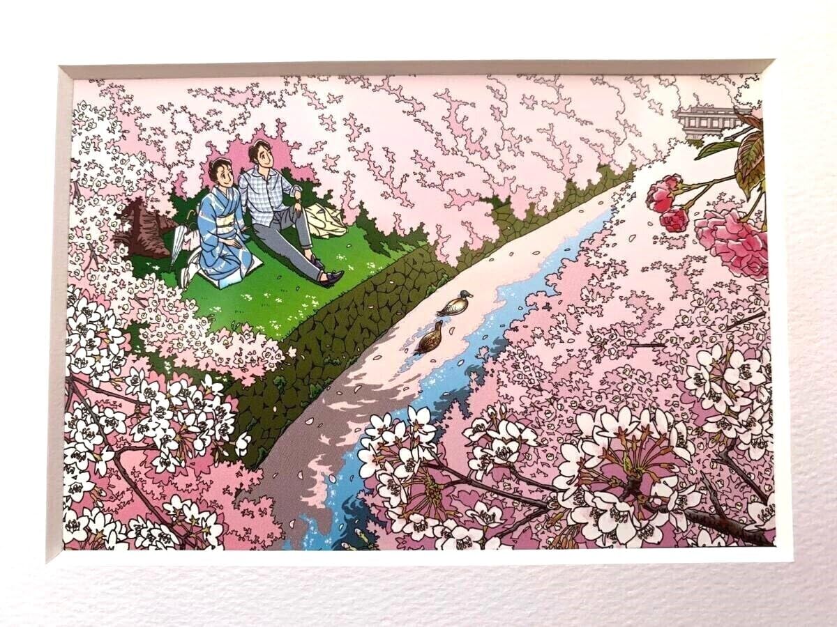 桜花額絵 Amazon.co.jp: □わたせせいぞう『桜花爛漫 京こよみ 4月』B5サイズ