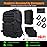 R.SASR Black Tactical Backpack, Military Backpack, Molle Backpack (Dark Blue)