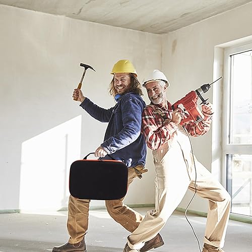 Miniatura 4 de Bolsa de herramientas de tela Oxford de 10.63 x 8.66 pulgadas, caja de almacenamiento de herramientas portátil con asa, bolsa de amoladora