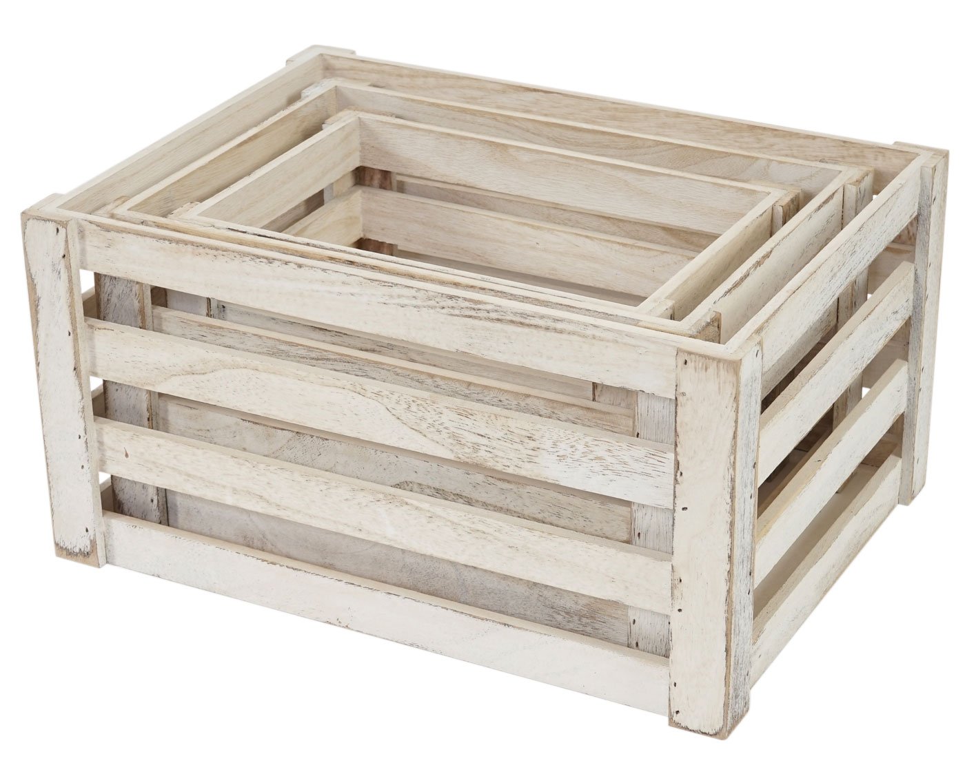 Mendler Juego de 2 cuencos T285, color blanco