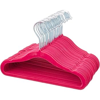 pink childrens hangers