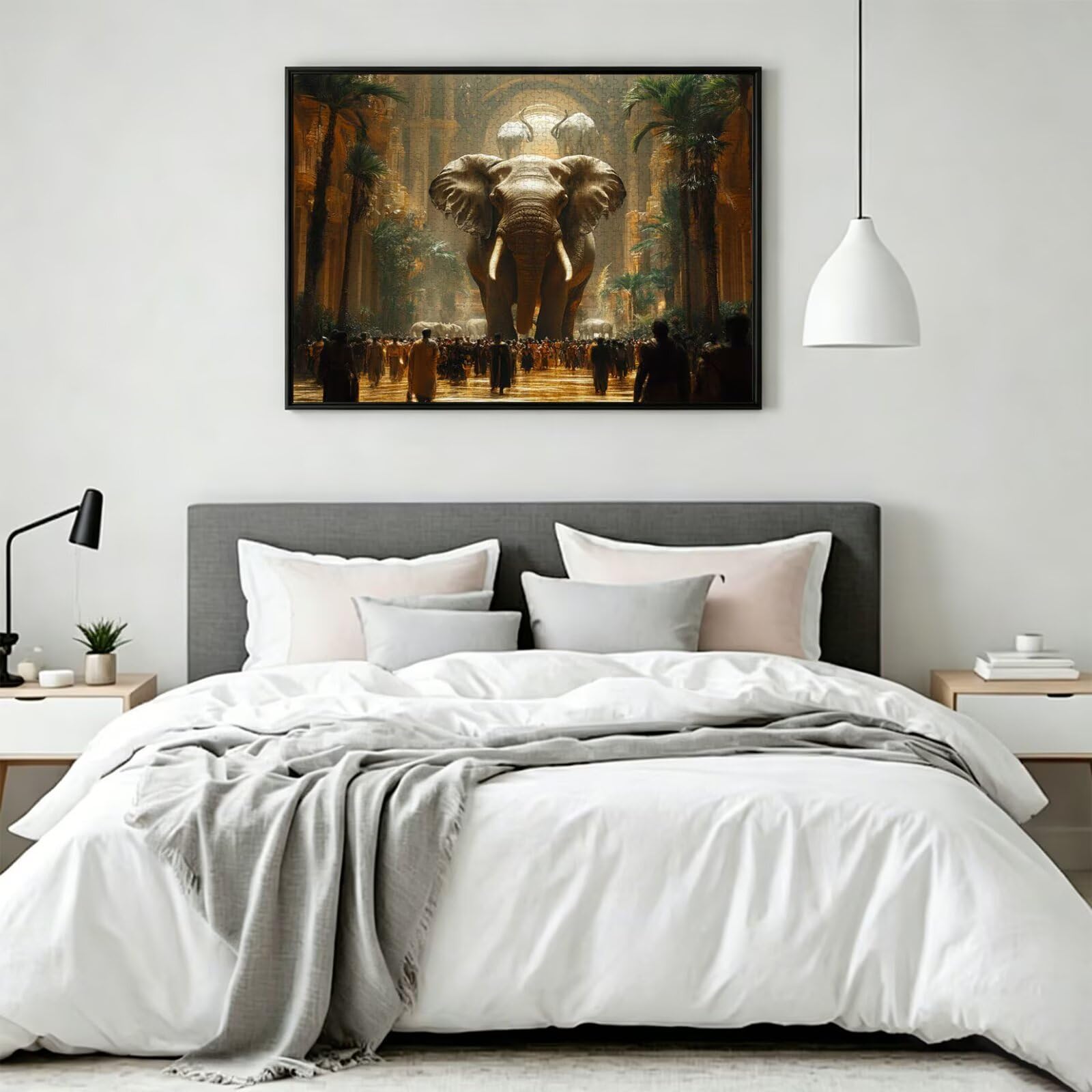 Puzzle 6000 Pezzi Elefanti Puzzle Classici per Gioco Familiare, n-89 | Impossibile Puzzles, Intrattenimento Creativo, Rilassamento Intelligence, Regalo per Amore e Amico, Decorazioni Casa, Animali