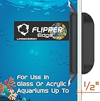 Vista 31 de Flipper EDGE - Rascador magnético flotante 2 en 1 para acuario con cuchillas dobles, herramientas eficientes de limpieza de acuarios de vidrio