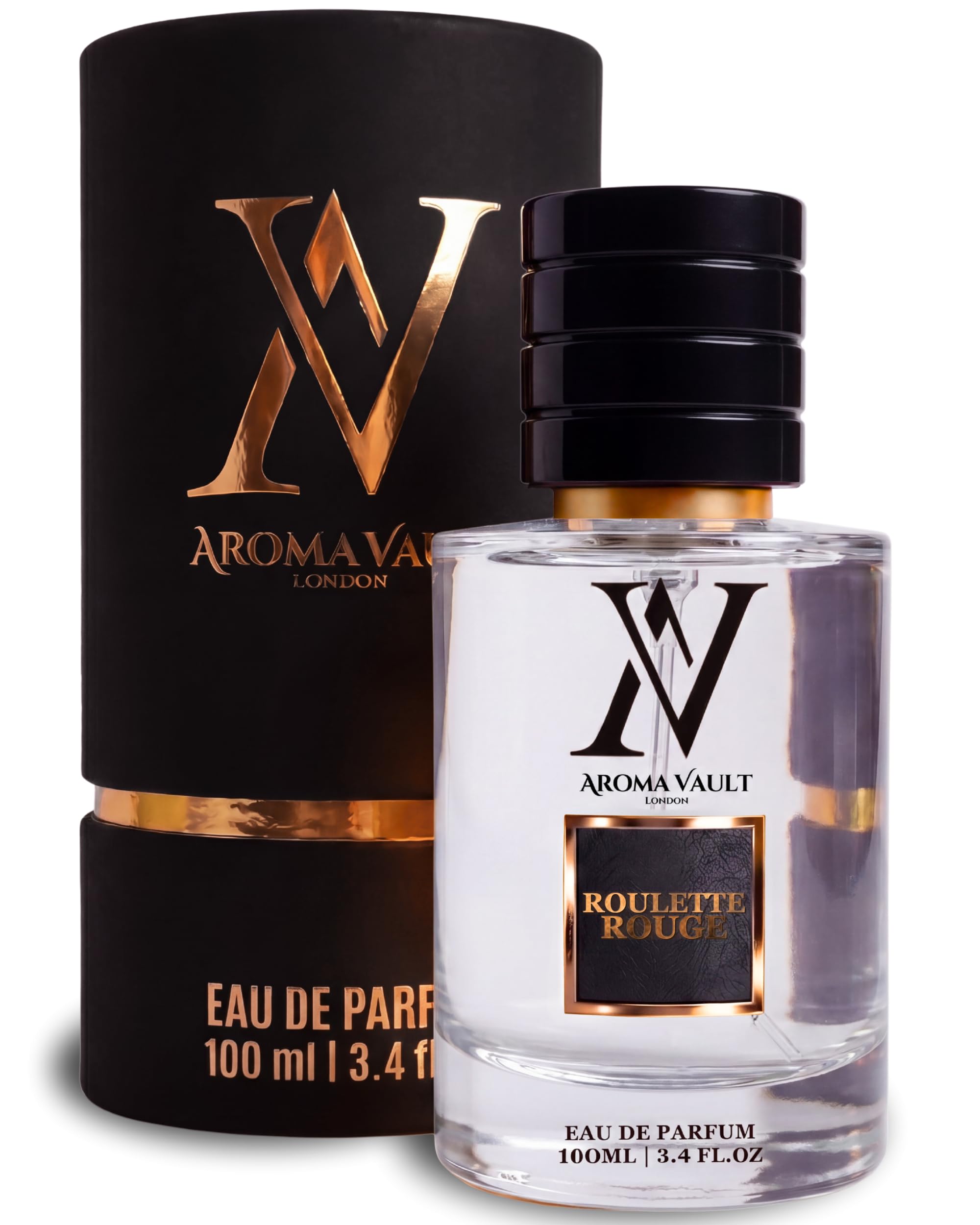 Baccarat Rough 540 | Similar Notes Inspired Eau De Parfum | Fragrance For Men & Women (Unisex) | Roulette Rouge | Long-Lasting & Highly-Concentrated | By The Aroma Vault (100ml)