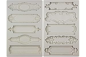 Baroque Style Silicone Molds for Epoxy Resin Casting