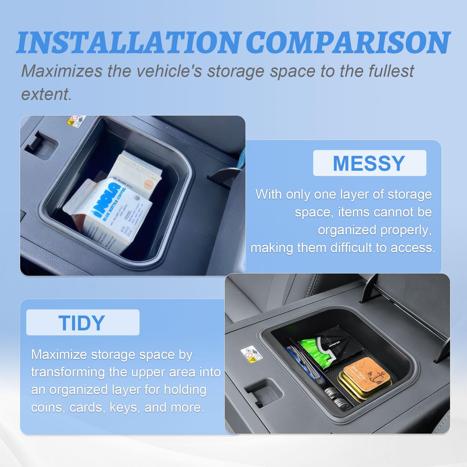 Amazon.com: EDBETOS Cool Box Console Organizer Tray for Toyota
