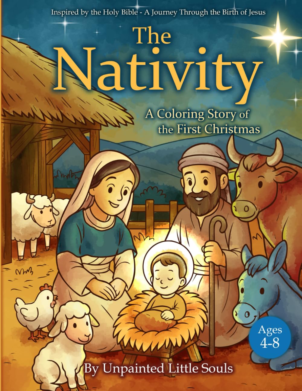 The Nativity: A Coloring Story of the First Christmas