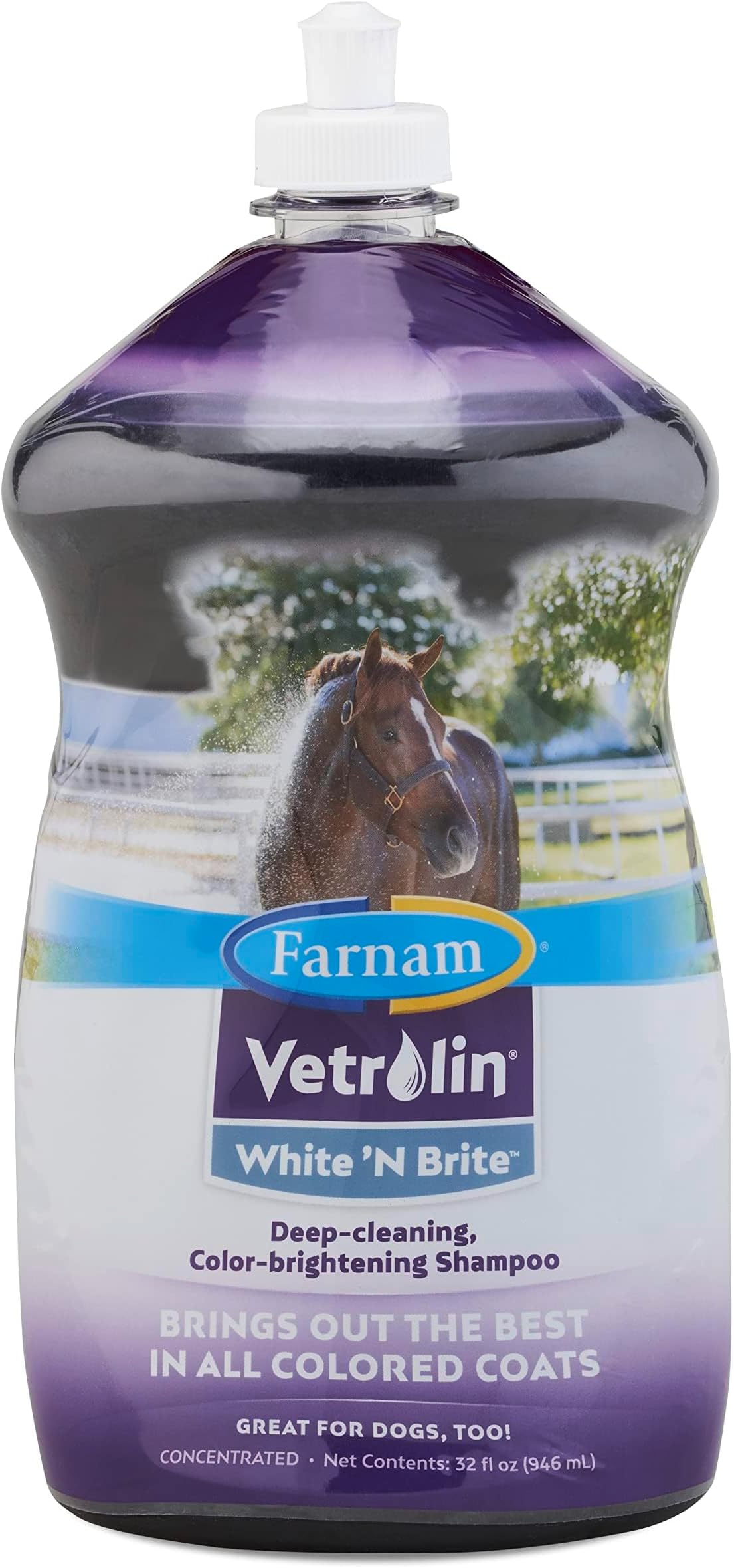 Farnam Vetrolin White N Brite Color Brightening Shampoo3