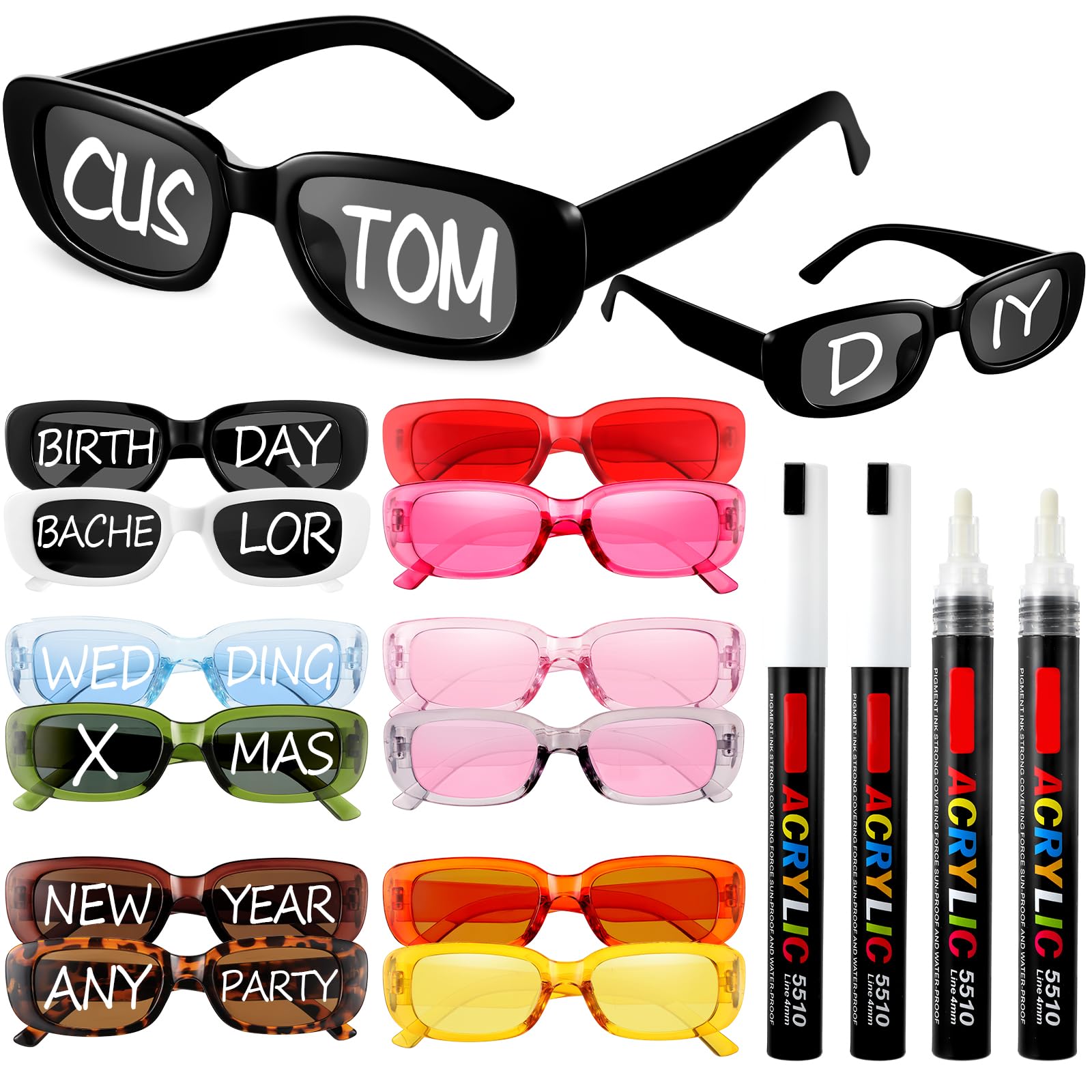 Flutesan Personalized Custom Sunglasses