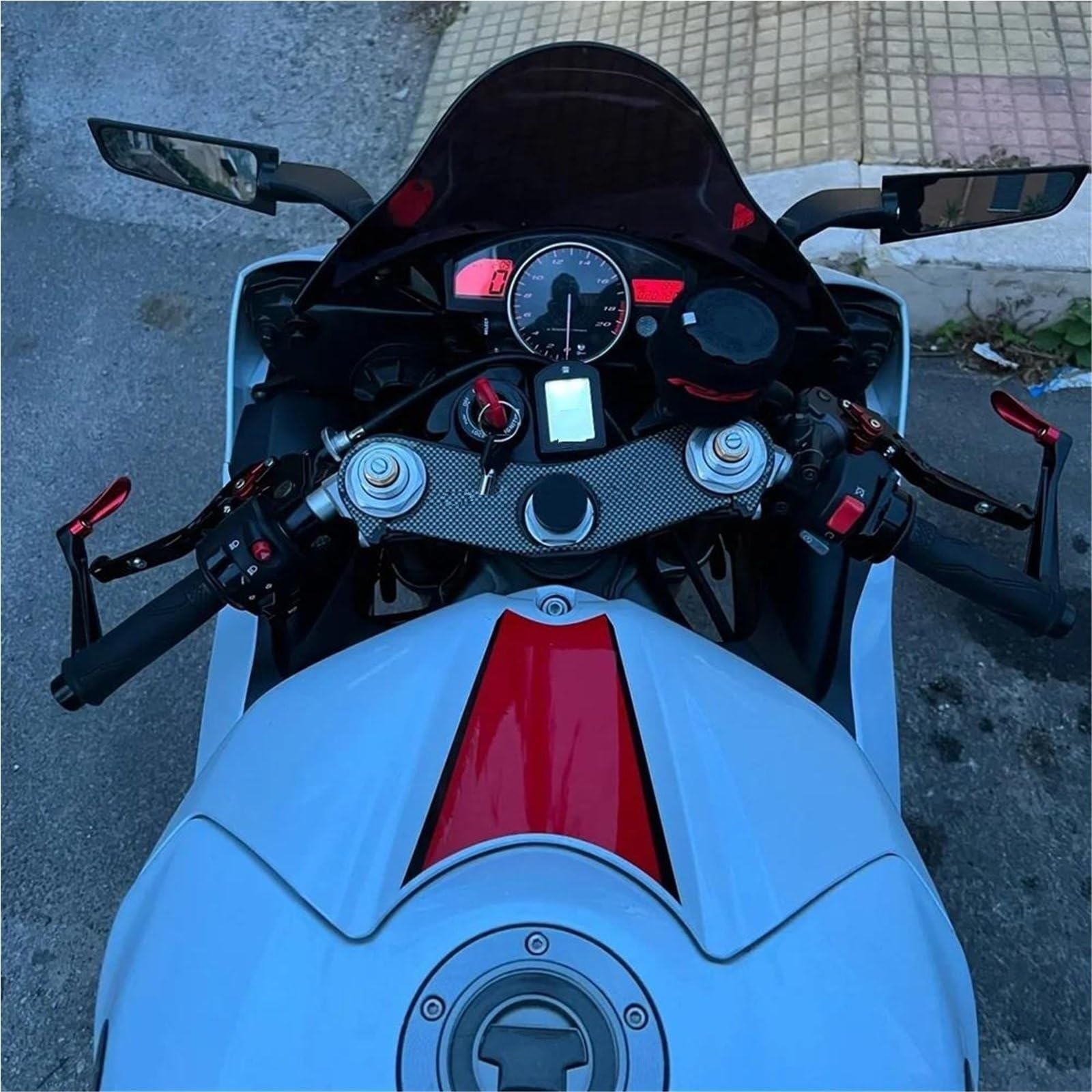 Hebelschutz Für BMW S1000RR 2010–2019, 2020, 2021, 2022, 2023 Motorrad-Handschützer Für Brems- Und Kupplungshebel(Blu)