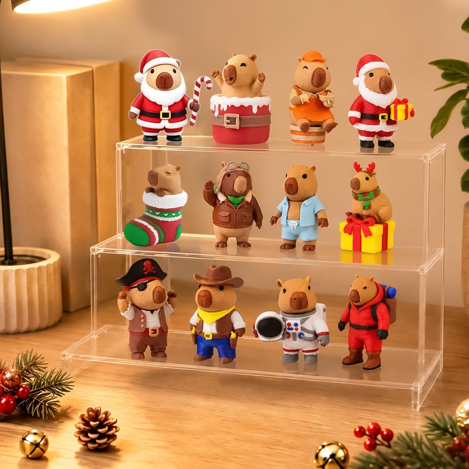 Calendrier de l'Avent Compte à Rebours de Noël Décorations Animales