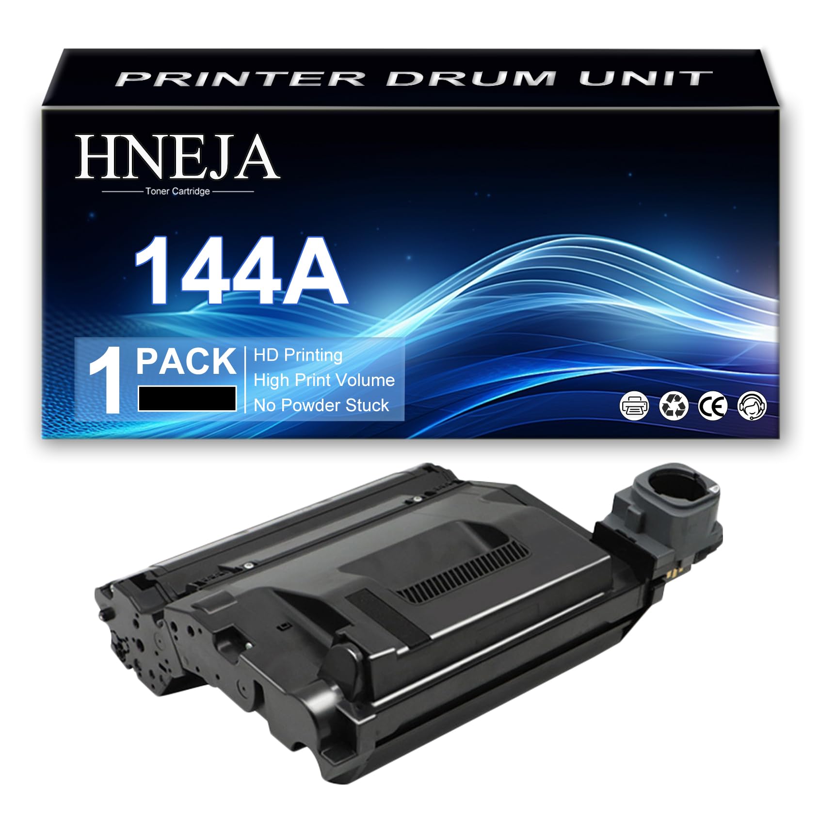 Unità Tamburo 144A, Unità Di Imaging W1144A Compatibile per HP 1001nw 1201n 1202nw 1202w Stampante,Black-1 Pack