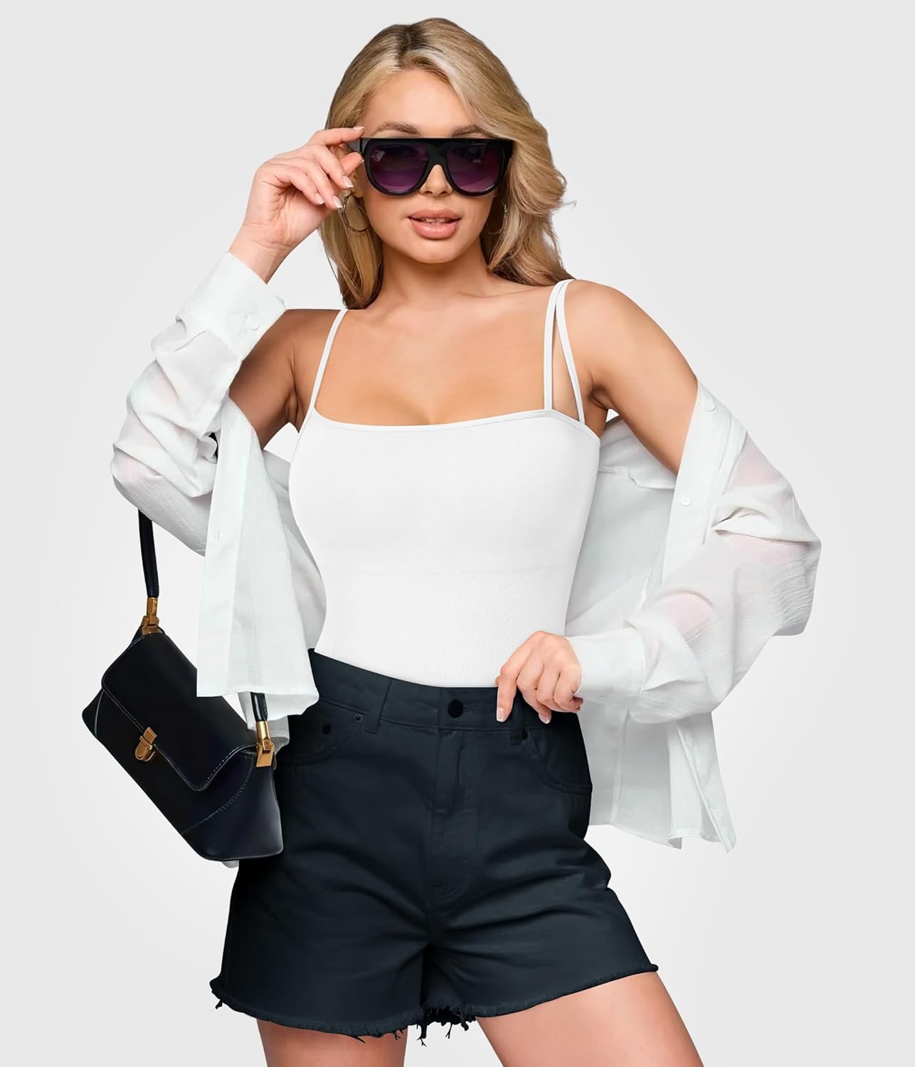 Eleady Womens Shapewear Bodysuit Full Body Shaper - Image 3