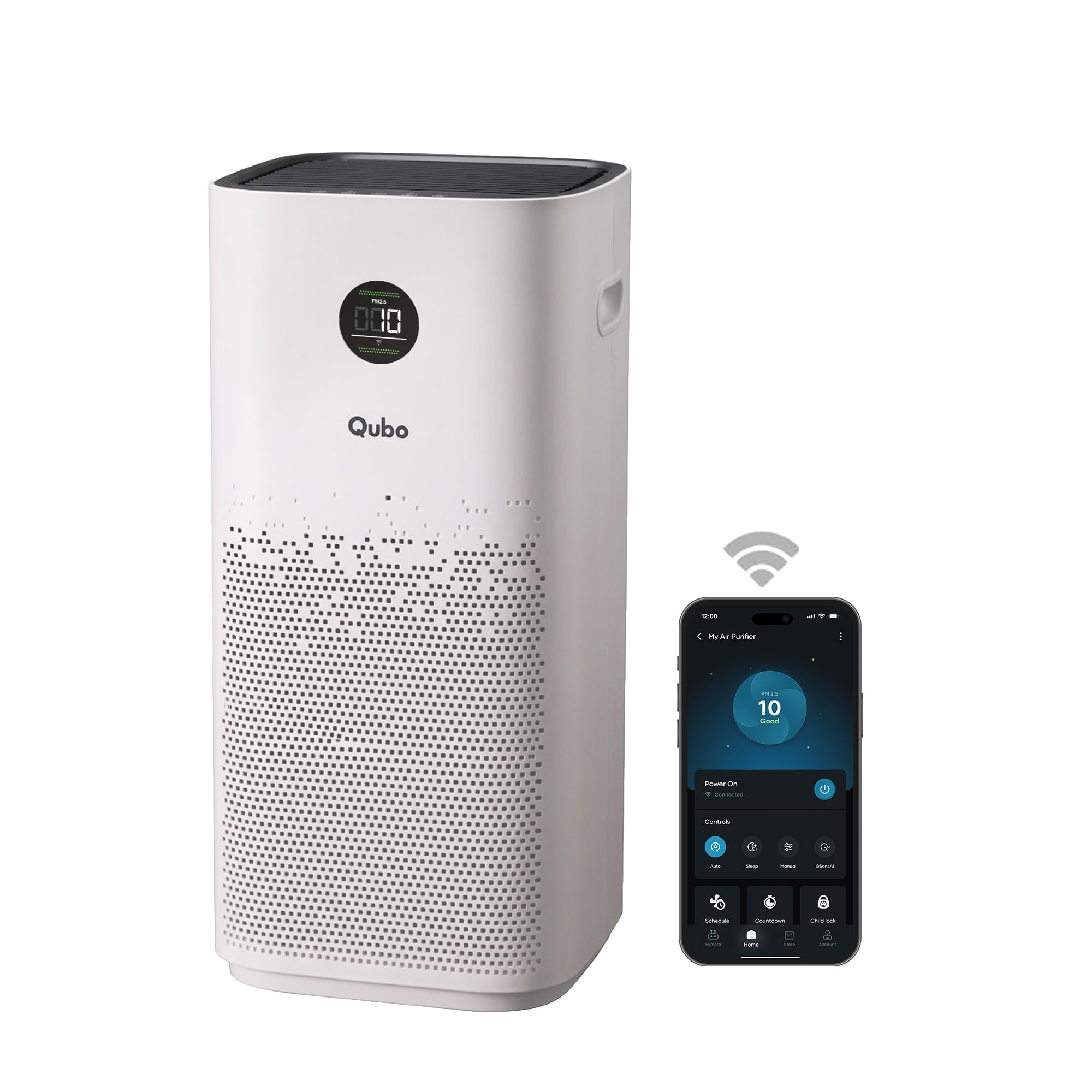 Qubo Smart Air Purifier for Home Q1000, From Hero Group, For Extra Large Spaces Up To 1000 Sqft, Removes 99.99% Allergens, Filter Life 15000 Hrs, True HEPA H13 Filter, Ultra Quiet BLDC Motor-image-26