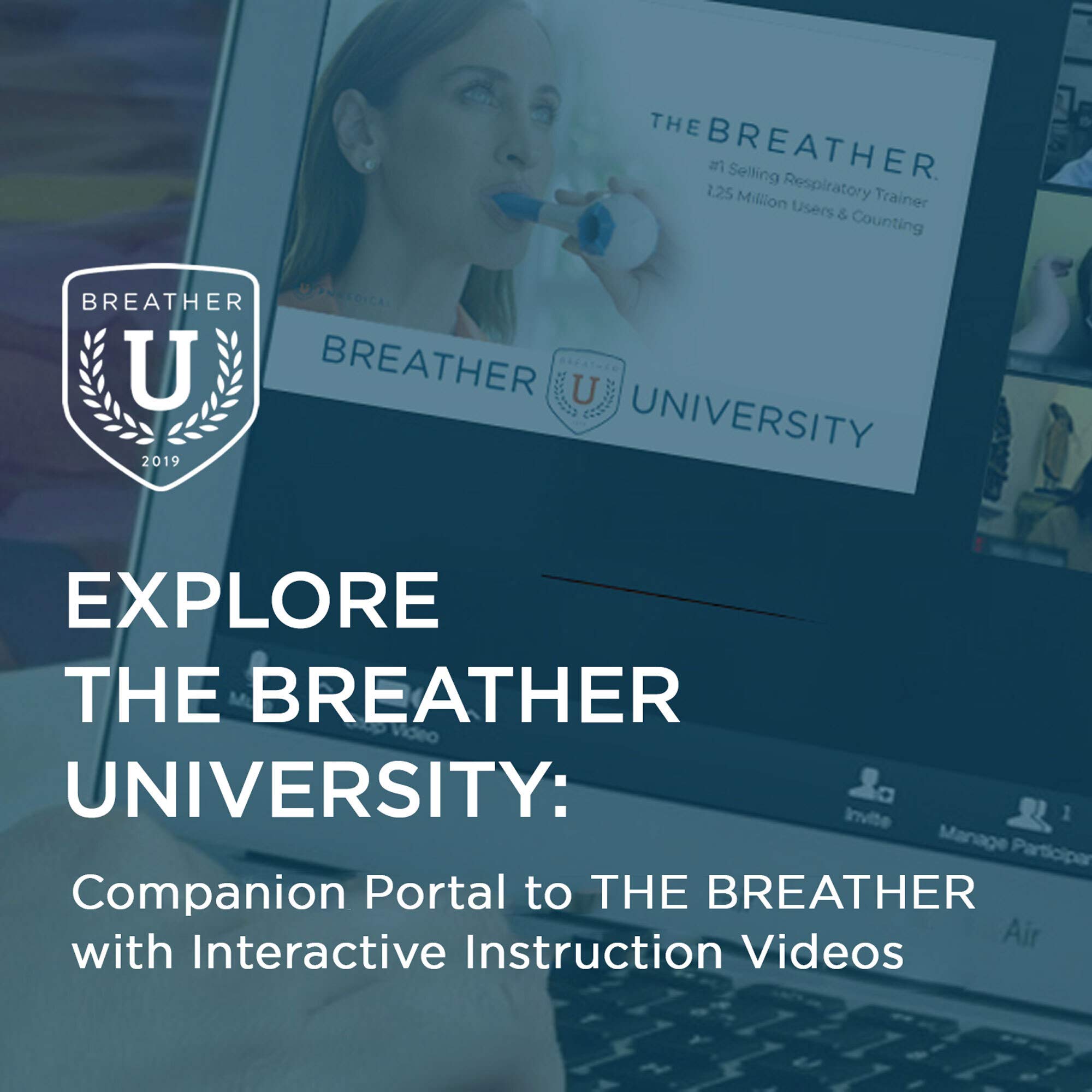 The Breather ? Natural Breathing Lung Recovery Exerciser Trainer for Drug-Free Respiratory Therapy ? Breathe Easier with Stronger Lungs ? FSA/HSA Eligible